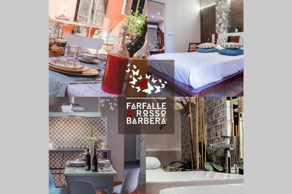 Appartamento Vacanze / Holiday Flat Farfalle&Rossobarbera Montegrosso dʼAsti Eksteriør bilde